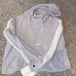 Long sleeve crop top sweater and shorts